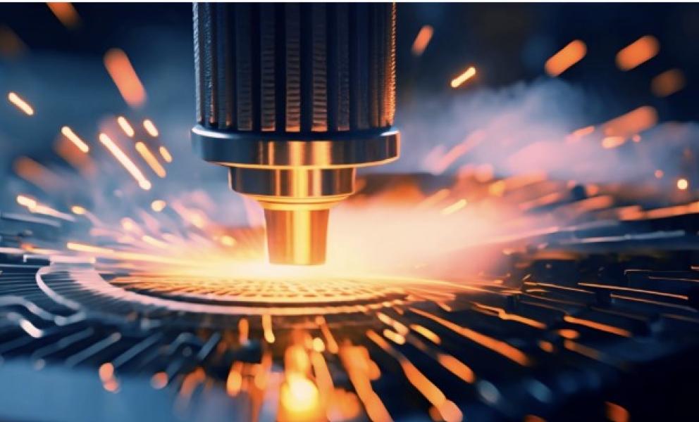 laser sparks static image
