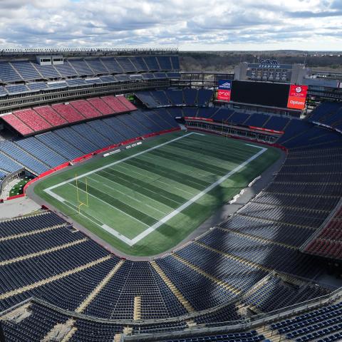 Gillette Stadium - empty seats